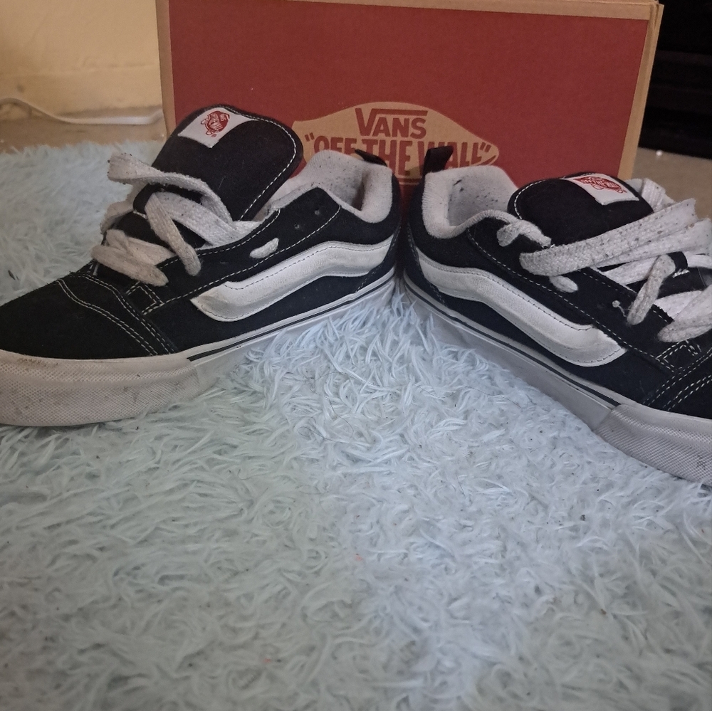Vans Black and White Sneakers